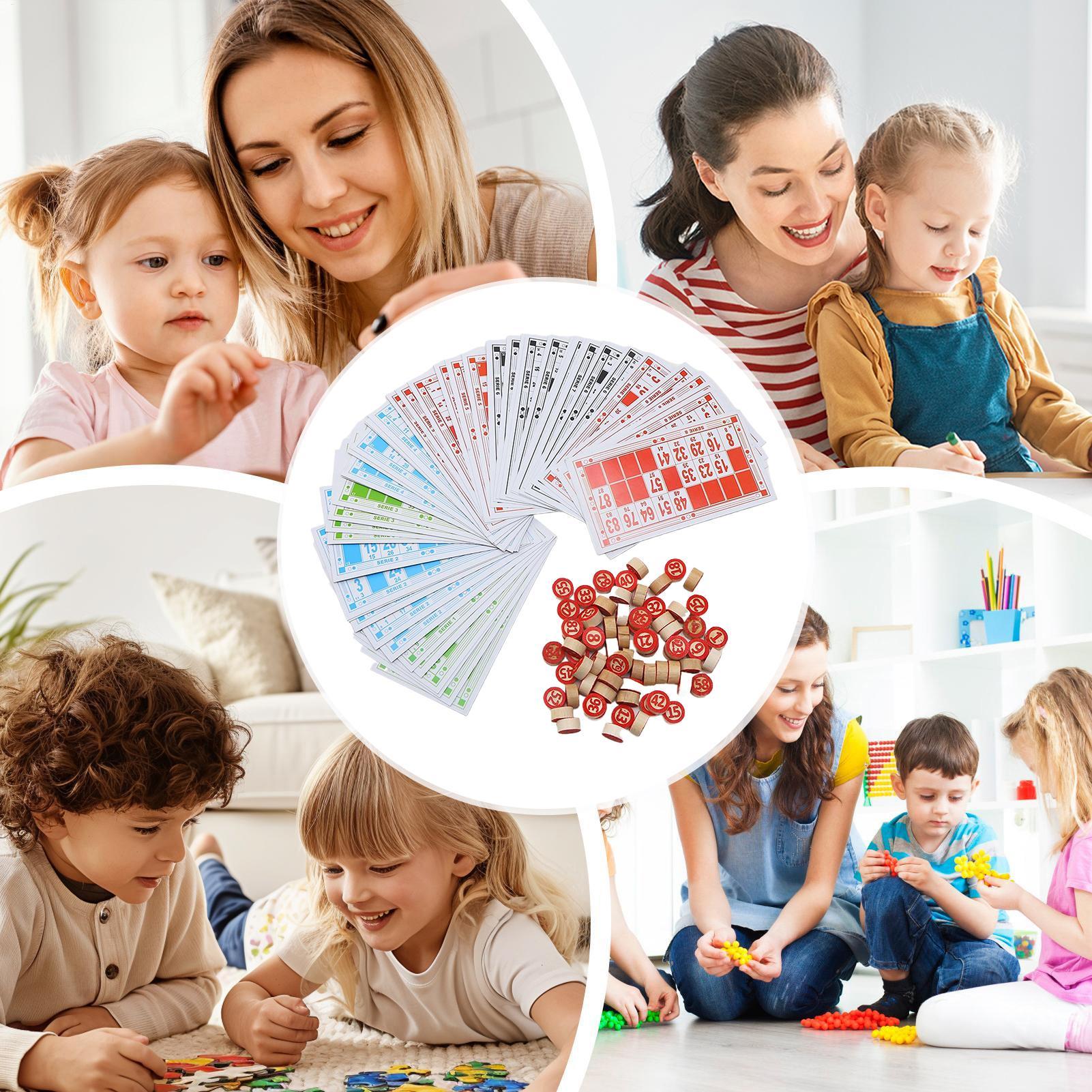 Kids Education Group - Bingo Oyunu Ahşap Eğlenceli Eğitici Oyuncaklar