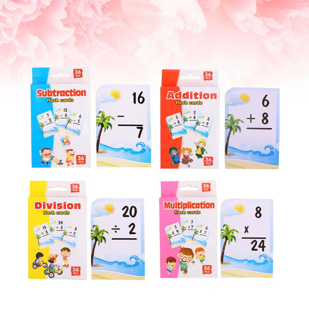 Game Educational For Kids Free - 4 Kutu Çocuk Matematik Çalışma Kartları