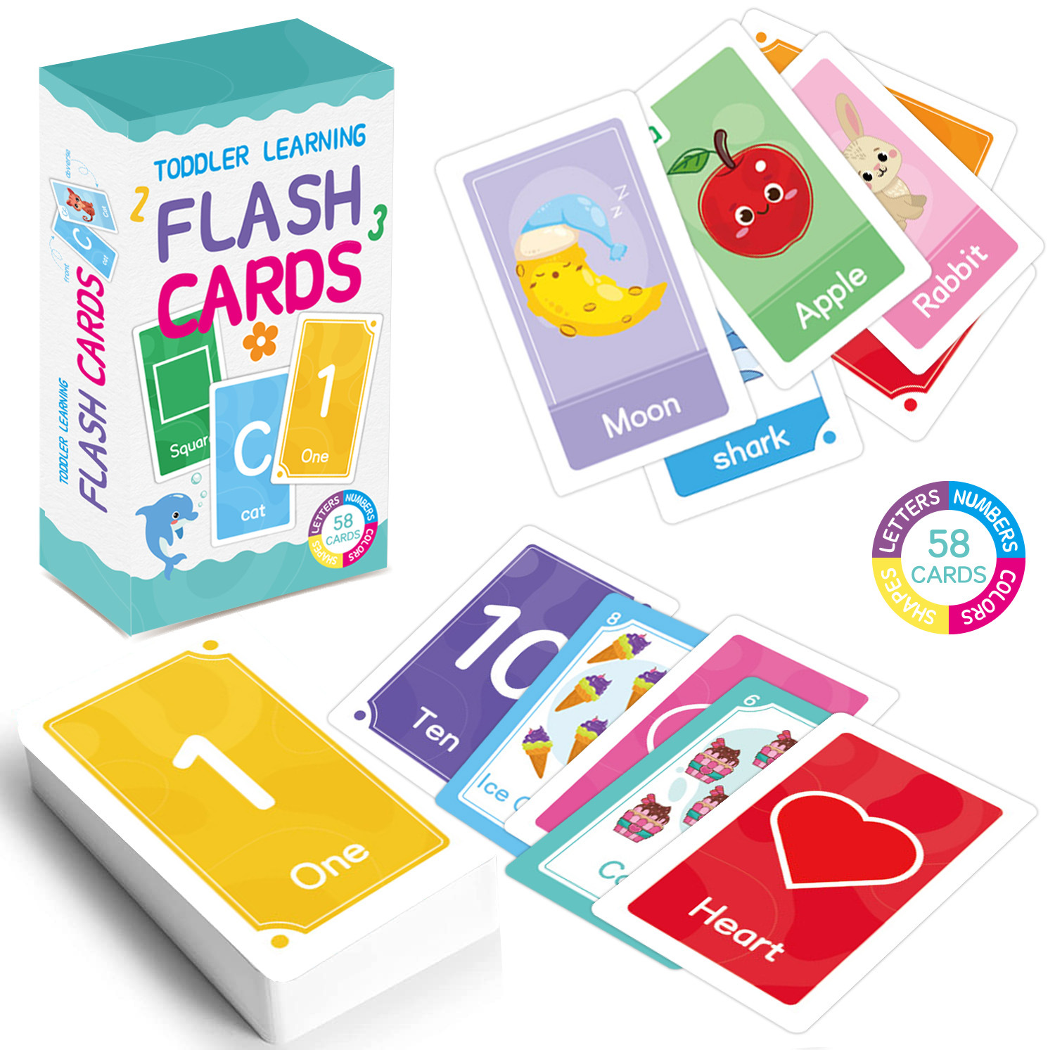 58 Adet ABC Alfabe Flashcards  - Game Educational For Kids Free incelemesi ve fiyatı