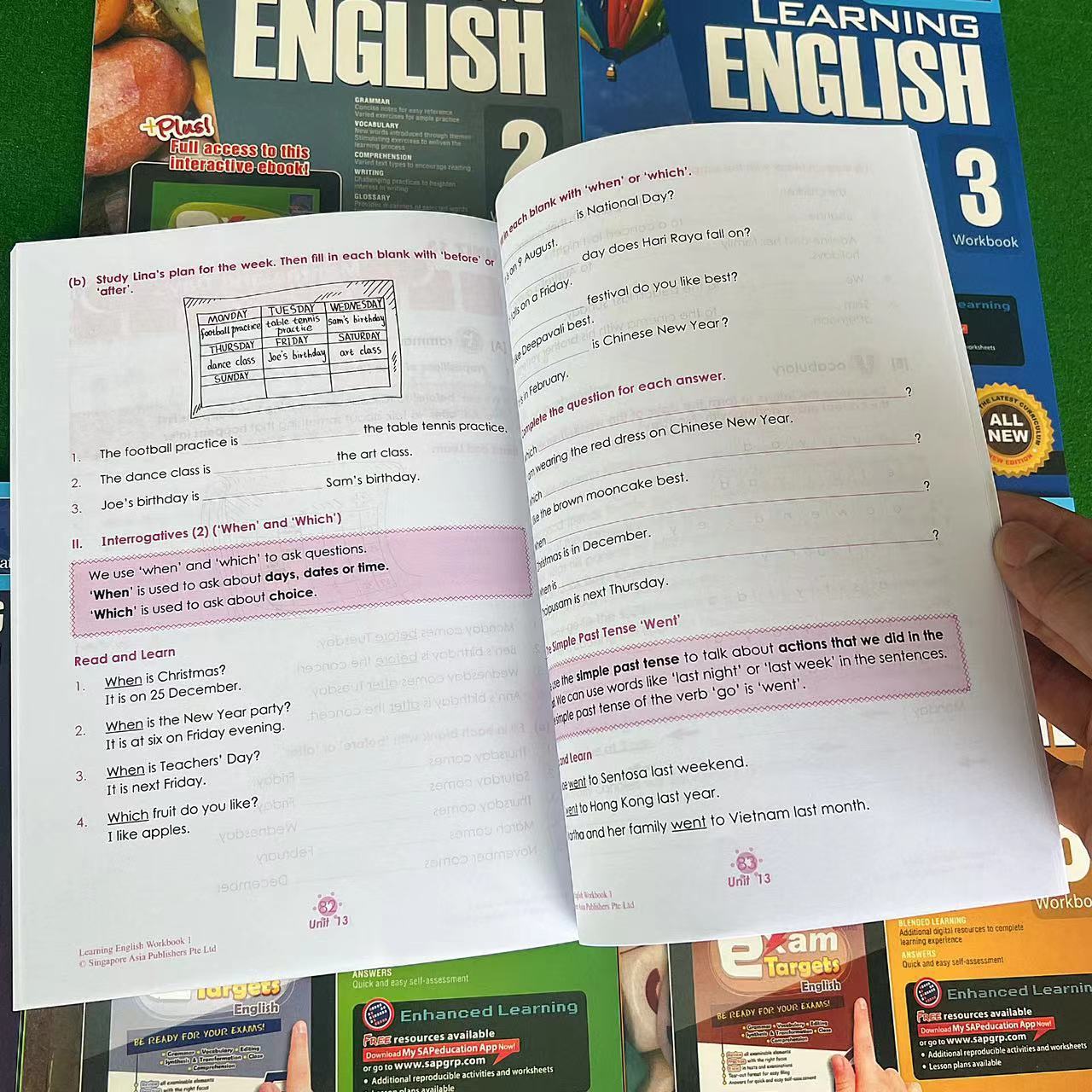2 kitap Sap eğitim 1- 6 sınıf  - Kids Education In Singapore incelemesi ve fiyatı