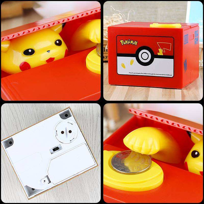 Pokemon kumbara Action Figure  - Kids Education Money incelemesi ve fiyatı