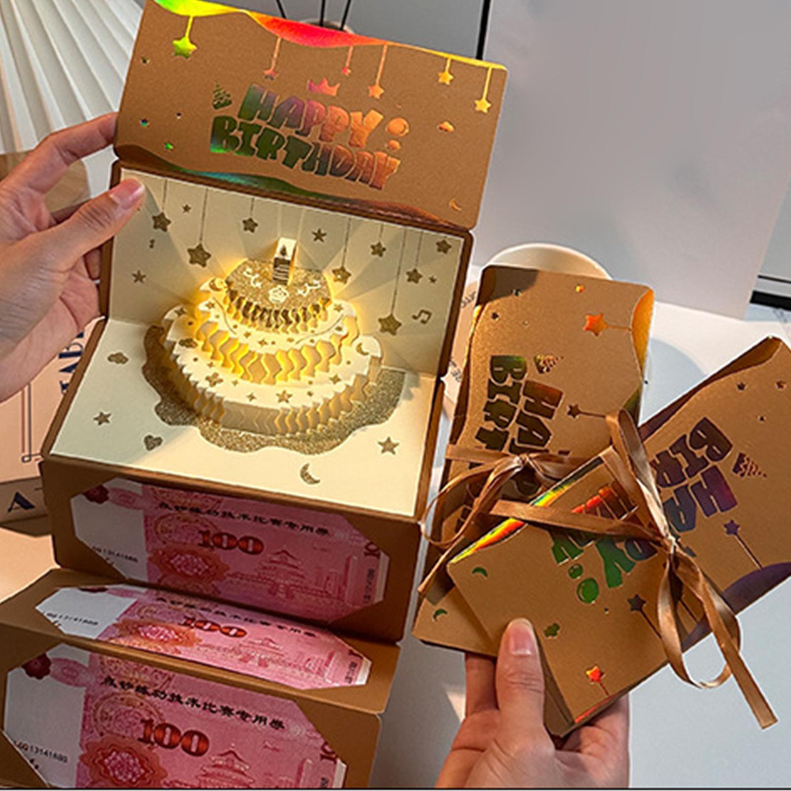 3D Kek Doğum Günü Para Zarfı 6 - Kids Education Money incelemesi ve fiyatı