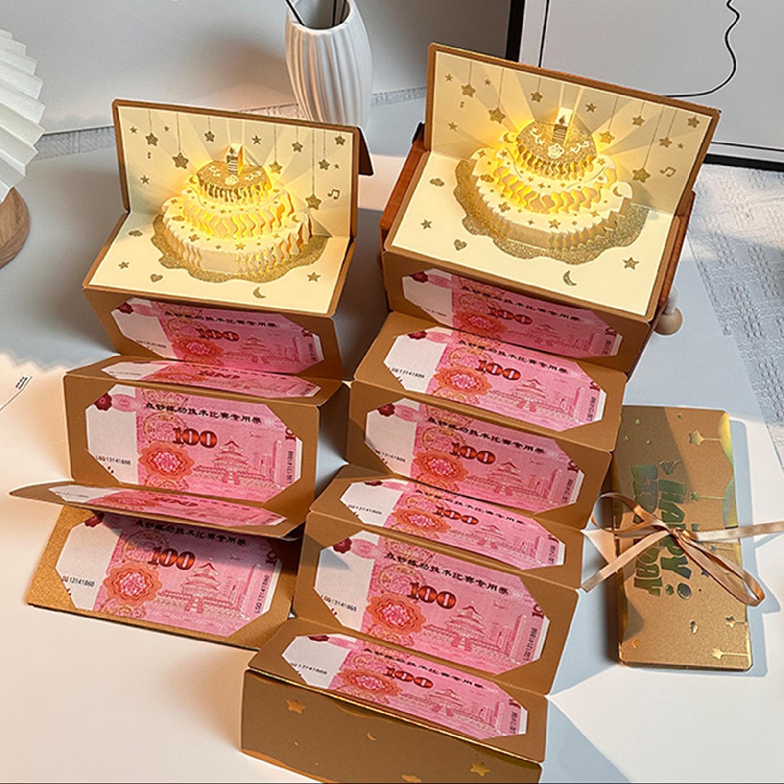 3D Kek Doğum Günü Para Zarfı 6 - Kids Education Money incelemesi ve fiyatı