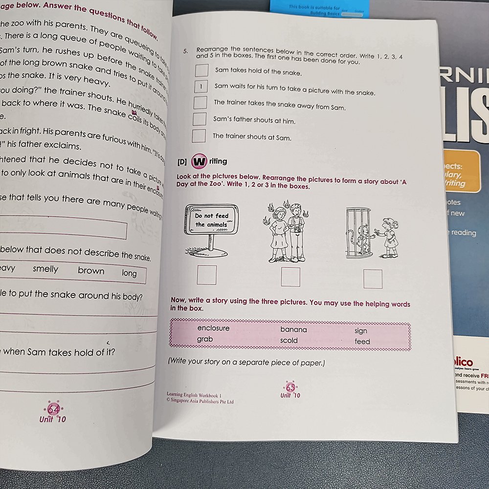 1 kitap Sap Eğitim 1- 6 Sınıf  - Kids Education In Singapore incelemesi ve fiyatı